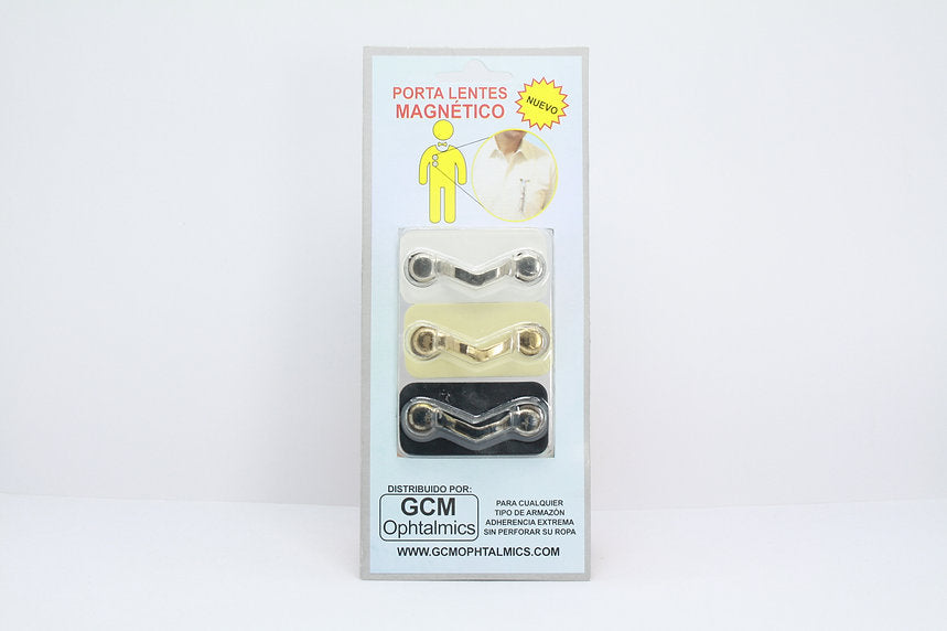PORTALENTES MAGNETICO NEGRO DORADO